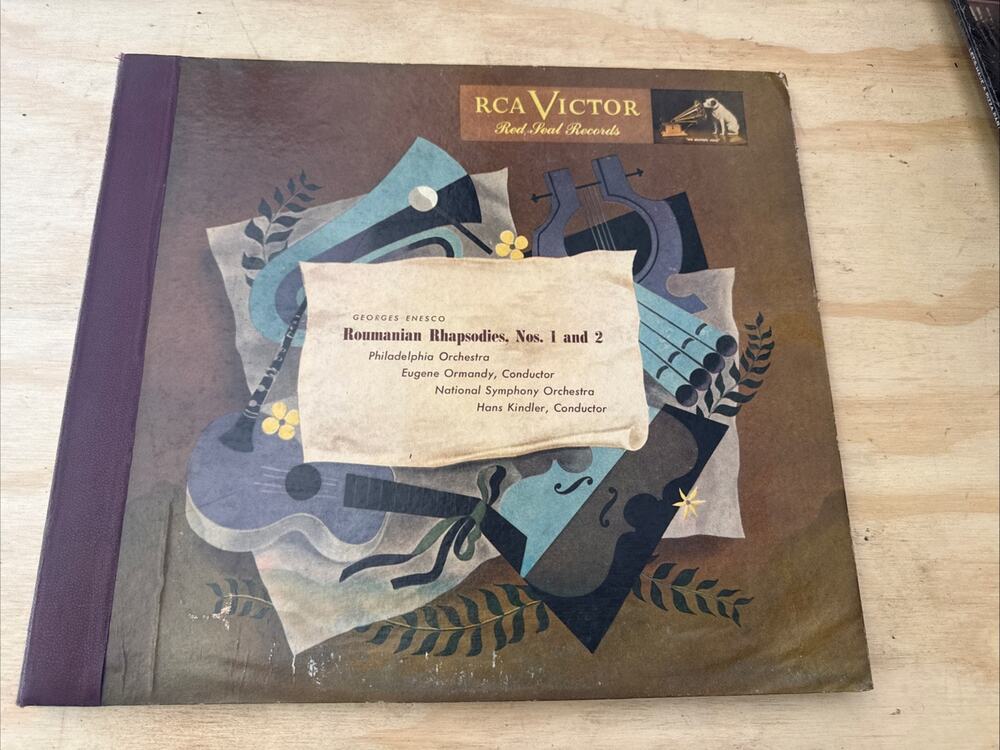 Mendelssohn Concerto Menuhin Enesco RCA DM531 EX Book EX 4‑Disc Red Seal